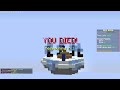 Playing some games in Hylexmc (bedrush and UHC)
