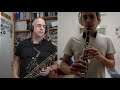 Eran and Dad play Blue Bossa - Corona style