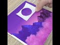 Full Moon || Purple Night || Acrylic Painting for beginners