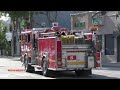 LACoFD Engine 8 (reserve), Squad 8, & McCormick Ambulance Responding