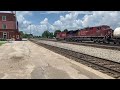 Friday, July 12, 2024 CP ￼8007 and 9801 Shunting￼￼