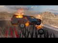 Wave Road Against Vehicles #37 - BeamNG drive