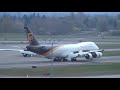 UPS 747-8F [N617UP] Landing Portland Airport (PDX)