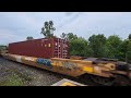 KCS SD70MAC 3903! CPKC 135 manifest train with KCS 4794, 3903, and CSX 5269!