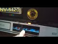 〈Part 2〉vintage Panasonic Video cartridge tape recorder 【NV-5120】  noise problem    PAL method