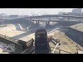 Getting a car over a fence in gta5 online