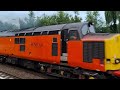 Class 37.  Thrash and clag, RTC . part 2,  with a top notch Driver! (watch till the end)