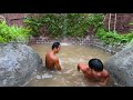 Build The Most Amazing Swimming Pool Water Slide Around Secret Underground House - 2
