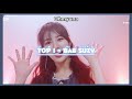 my kpop top 5s (female only)