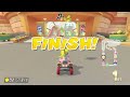 Mario Kart 8 Deluxe - Golden Dash Cup 150cc Walkthrough (DLC Wave 1) 3 Star Rank Peach Gameplay