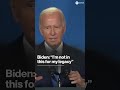 Biden: “I’m not inthis for my legacy”