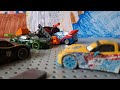 Crash in Italy | Cars 2 stop motion diecast