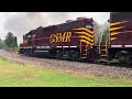 Steam train in Bryson City, North Carolina