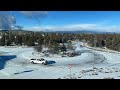 Slippery roundabout time-lapse in Bend, Oregon.