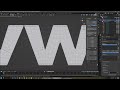 Fixing text topology in blender - part 6