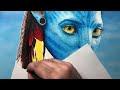 Drawing Neytiri from Avatar - Time-lapse | Artology
