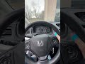 Honda CRV (2016) startup