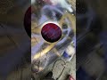Custom planet painting with reds & purples