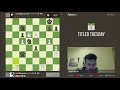 The grob against Magnus Carlsen, by Blitzstream