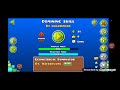 Domining skill by Lucasentan (me). Gameplay in practice Mode. Geometry dash