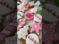 Loved making this bright & fun Christmas cookie set 🩷 #cookiedecorating #christmasbaking