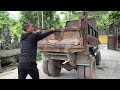 Old And BroKen Dump Truck Restoration Project // Genius Dump Truck Restoration Process