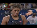 American Kennedy Blades makes her way to women's 76kg freestyle wrestling final | Paris Olympics