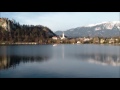 Scenic views of Lake Bled, Slovenie
