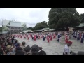 [4K]天空しなと屋 しん~桜梅桃李~原宿表参道元氣祭スーパーよさこい2016 明治神宮奉納演舞