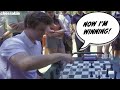 EXCITING STREET CHESS Magnus Carlsen vs Anish Giri
