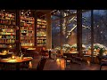 Relaxing with Cozy Winter Jazz & Fireplace Sounds - Coffee Shop Ambience & Background Music