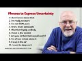 EXCELLENT phrases for daily conversation in English | Phrases to express doubt