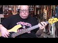 Huey Lewis and The News Hip To Be Square Bass Cover with Notes & Tab in description