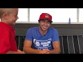 6 year old Asher interviews Chase Elliott at Top Golf