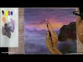 Tutorial: How to Paint Boat on Stormy Beach in Acrylics / JMLisondra