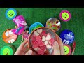 Dolls, slime and sweets inside the jar----- M&M'S and  ASMR video. #asmr #kids #M&M'S #sweets