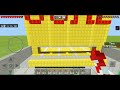 アスレチックでチート使った【mincraft】