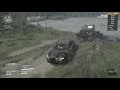 BMW 7 Series off road. Spintires PC gameplay