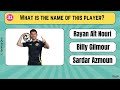 Guess 40 Football Players in Seconds - Easy, Medium and Hard Questions | Football Quiz Trivia 2024