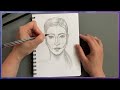 Drawing Basic Face Proportions | Sketchbook Practice
