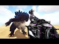 Lv1M Godzilla Bros VS Mod Dinosaurs | ARK Mod Battle Ep.453