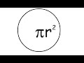 Area of a circle, formula explained