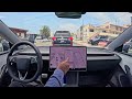Tesla FSD 12.4.3 Drives on Wrong Side of the Road Making Left Turn