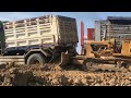 Bulldozer KOMATSU Pushing Land truck 5Ton