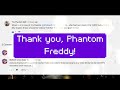Thank you, Phantom Freddy!