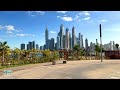 Palm West Beach at Palm Jumeirah Dubai Complete Walk | Dubai Tourist Attraction