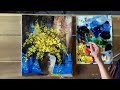 Flower Painting/ Flower Acrylic Painting For Beginners