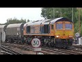 mega convoy and a Empties Aggregate train reverses at Tonbridge 27/08/21