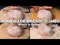 homemade breadcrumbs 4 ways - which one is better for deep fried snacks | homemade panko breadcrumbs