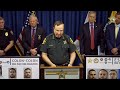 News conference:  Drug trafficking organizations busted (January 09, 2024)